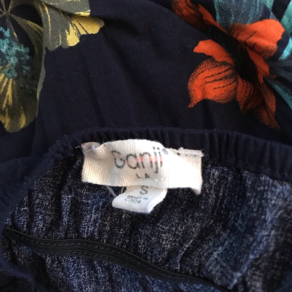 Ganji LA Navy Floral crochet-top dress - Picture 6 of 6